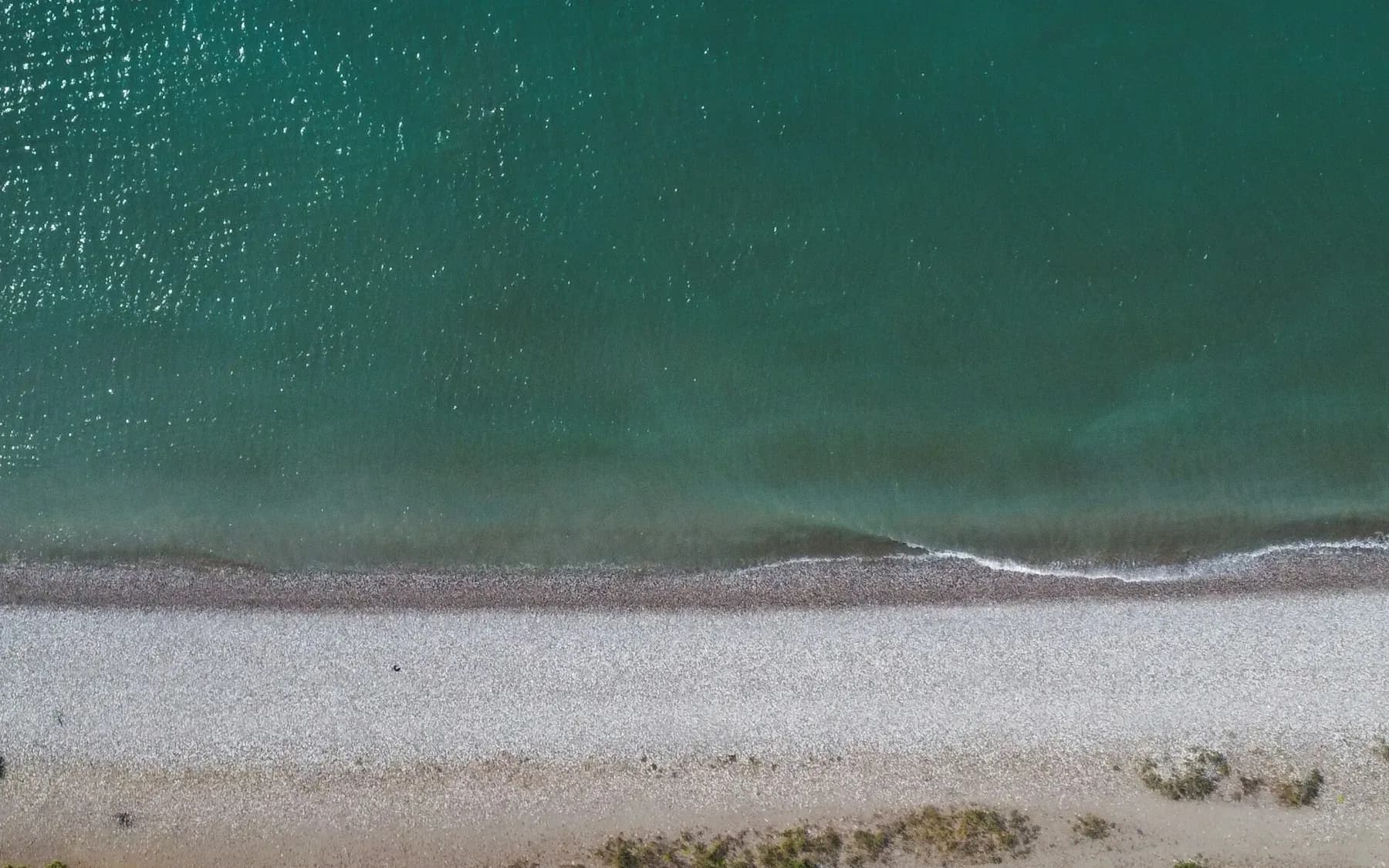 Turquoise coastline and forest near Dalaman